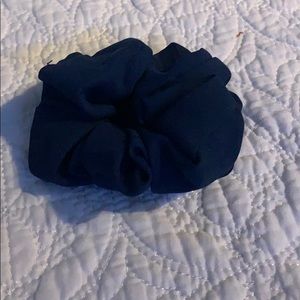 Navy blue scrunchie